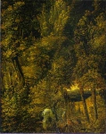 saint george in the forest