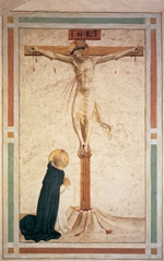 crucifixion with st dominic