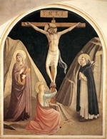 crucifixion with saints