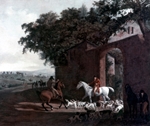 Departure to the hunt - Agasse
