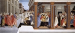 Baptism of St Zenobius and His Appointment as Bishop - Botticelli