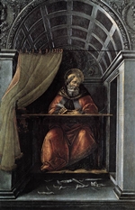 St Augustine in His Cell - Botticelli