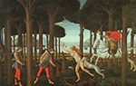 The Story of Nastagio degli Onesti (first episode) - Botticelli
