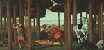 The Story of Nastagio degli Onesti (second episode) - Botticelli