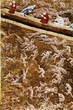 Illustration to the Divine Comedy (Inferno) - Botticelli