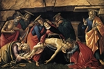 Lamentation over the Dead Christ with Saints - Botticelli
