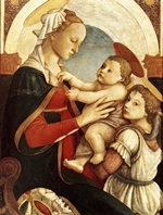 Madonna and Child with an Angel - Botticelli