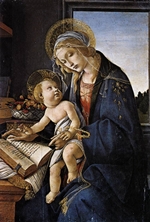 Madonna of the Book (Madonna del Libro) - Botticelli