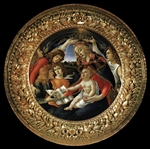 Madonna of the Magnificat (Madonna del Magnificat) - Botticelli