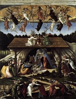 Madonna in Glory with Seraphim - Botticelli