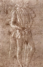 Study of two standing figures - Botticelli