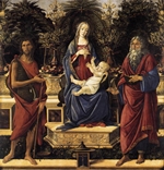 The Virgin and Child Enthroned (Bardi Altarpiece)  - Botticelli