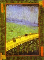 Japonaiserie: Bridge in the Rain after Hiroshige