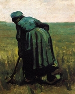 Peasent Woman Digging
