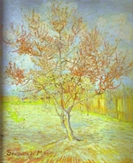 Peach Tree in Bloom In memory of Mauve