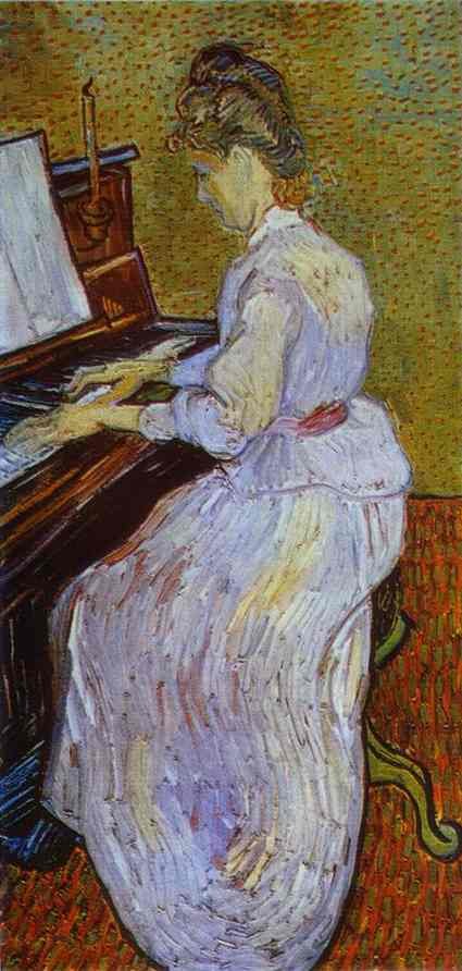 Mademoiselle Gachet at Piano