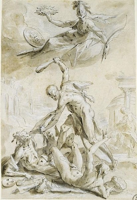 Hercules Defeating the Vices